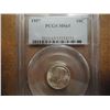 Image 1 : 1957 SILVER ROOSEVELT DIME PCGS MS65