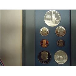 1986 US PRESTIGE PROOF SET STATUE OF LIBERTY ORIGINAL US MINT PACKAGING