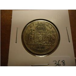 1951 AUSTRALIA SILVER FLORIN