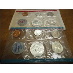 1963 SILVER US MINT SET (UNC) P/D (WITH ENVELOPE)