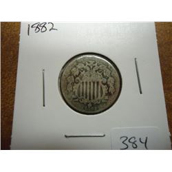 1882 SHIELD NICKEL