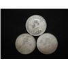 Image 2 : 1912, 1919 & 1920 CANADA SILVER 25 CENTS