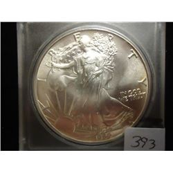 1986 AMERICAN SILVER EAGLE UNC