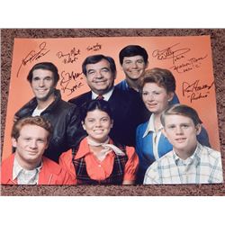 Happy Days Cast Signed 16x20 Photo