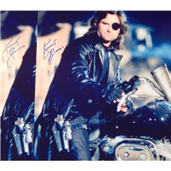 Lot of 2 Kurt Russell "Escape from New York" Signed 11x14 Photos