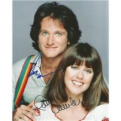 Robin Williams Pam Dawber "Mork & Mindy" Signed 8x10 Photo