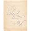 Image 1 : Elizabeth Taylor Signed Page