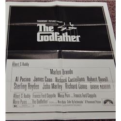 Original 27x40 "Godfather" Movie Promotional Poster