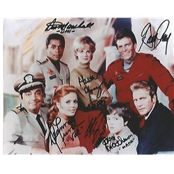 Land of the Giants Cast Signed 8x10 Photo With 6 Signatures