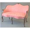 Image 1 : An early 20th century French Hepplewhite design two seater mahogany settee, with curved back and...