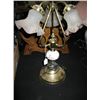 Image 2 : Ceramic & Brass Color Lamp With  Tulip Shades