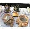 Image 1 : Assorted Mirrors & clock