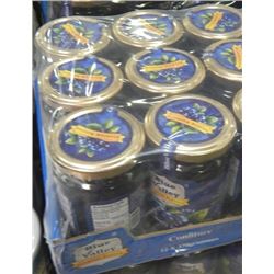 CASE BLUE BERRY JAM - 6X370GM JARS - BB UNKNOWN - PACKAGED JUNE 2015