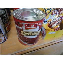 Ketchup - 2.84L Cans of Ketchup. BB unknown