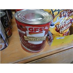 Ketchup - 2.84L Cans of Ketchup. BB unknown