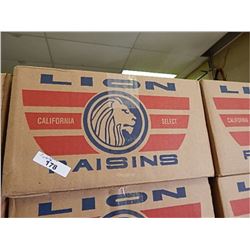 RAISINS - BULK 30 LB BOX - DISPLAY BOX - OPEN