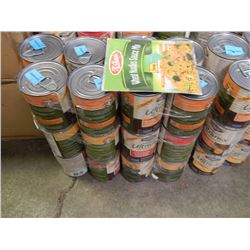 TINS OF CASTER AND POLLUX DOG FOOD - 12 X 374G CANS PER LOT -  ASSORTED FLAVOURS