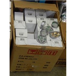Case of tea light holders