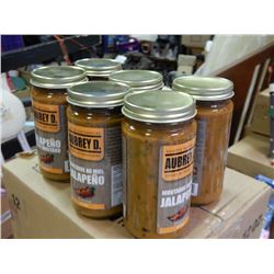CASE OF JALAPENO HONEY MUSTARD - MEDIUM - 6 X 12 OZ JARS PER LOT- BB OCT 2015 - DISPLAY JARS
