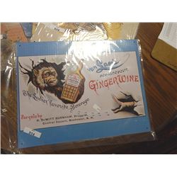 TIN SIGNS - NEW - ADVERTISING REPLICA - 11"X14"