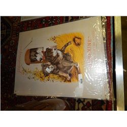 NEW - TIN SIGN WITH VINTAGE IMAGE - 11"X14"