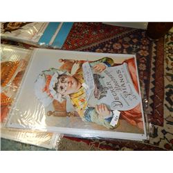 NEW - TIN SIGN WITH VINTAGE IMAGE - 11"X14"