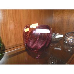 AMYTHYST GLASS VASE
