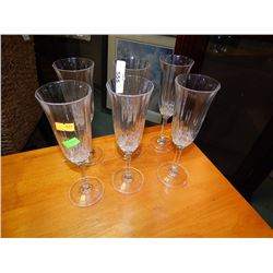 CRYSTAL WINE GLASSES - 6