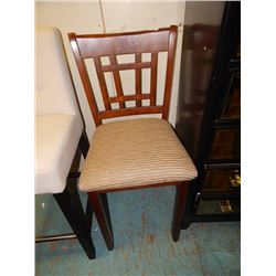 SIDE CHAIR - BROWN 1 MICROFIBRE = 2 TTL