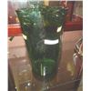 Image 1 : VINTAGE EMERALD GLASS VASE