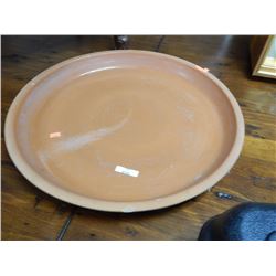 LARGE TERRA COTTA PLATTER