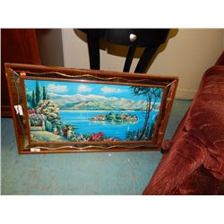 RETRO MIRROR FRAMED PICTURE