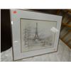 Image 1 : FRAMED PRINT - EIFFEL TOWER
