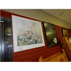 FRAMED PRINT - FLOWERS
