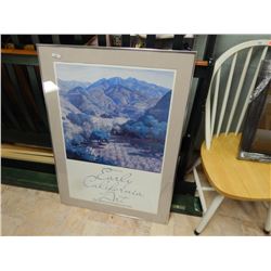 FRAMED PRINT - EARLY CALIFORNIA