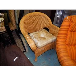 WICKER RATTAN FURNITURE -  ARM CHAIR