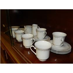 CHINA TEA CUPS AND PLATES - 20PC