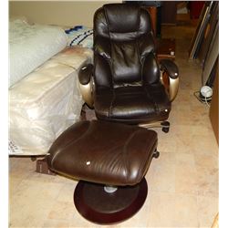 EXECUTIVE OFFICE CHAIR & FOOT STOOL