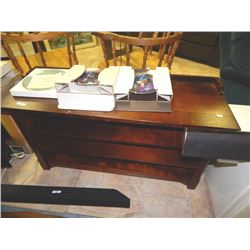 Mahogany new TV/side table
