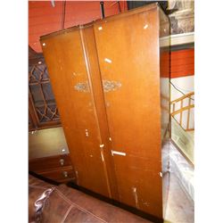 VINTAGE 2 DOOR WARDROBE - 1940'S