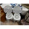 Image 1 : GARDEN CHAIRS SET - WHITE 2 TTL
