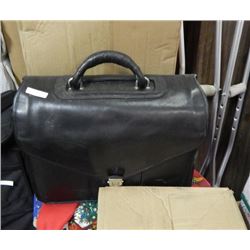 STURDY LEATHER BRIEF CASE