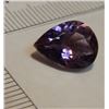 Image 1 : NEW QUALITY CUT GEM STONE - AMETHYST - PEAR CUT - DEEP RICH PURPLE - APPROX. 3CT