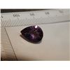 Image 3 : NEW QUALITY CUT GEM STONE - AMETHYST - PEAR CUT - DEEP RICH PURPLE - APPROX. 3CT