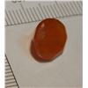 Image 2 : NEW QUALITY CUT GEM STONE - FIRE OPAL - ORANGE - ROUND CUT - APPROX. 3CT