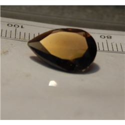 NEW QUALITY CUT GEM STONE - SMOKY QUARTZ - PEAR CUT