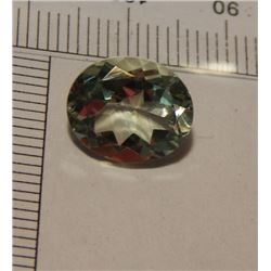 NEW QUALITY CUT GEM STONE - AQUAMARINE - OVAL CUT