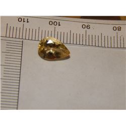 NEW QUALITY CUT GEM STONE - CITRINE - PEAR CUT