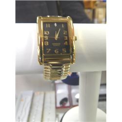 WATCH - MAN'S WITH DIAMOND - NEW - STRETCH BAND - RETAIL ~$200