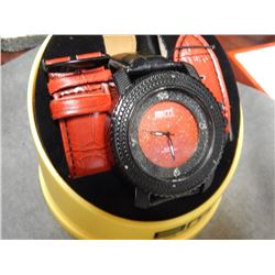 WATCH - MAN'S BLIND MASTER DIAMOND WATCH  - NEW - RETAIL ~$200